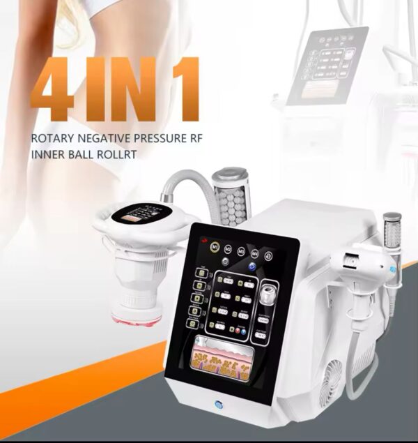 4 in 1 Rf suction roller Cellulite Slimming Skin Tightening Machine