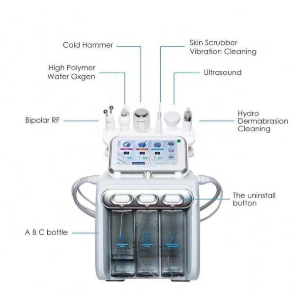 4th Gen Hydro Dermabrasion Facial Machine 6 in 1 - Image 4