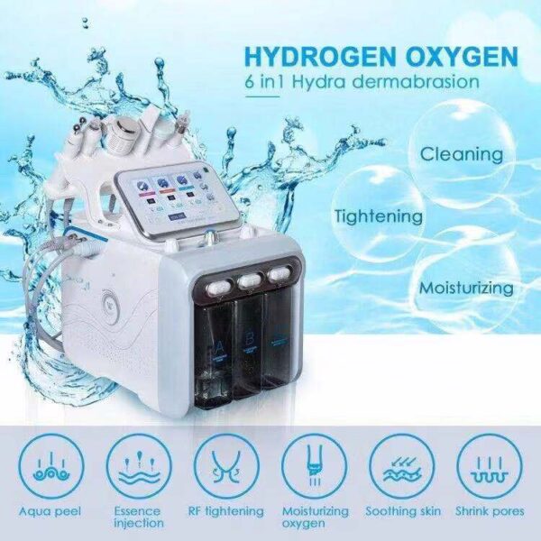 4th Gen Hydro Dermabrasion Facial Machine 6 in 1