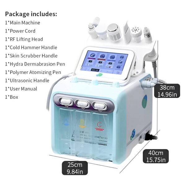 4th Gen Hydro Dermabrasion Facial Machine 6 in 1 - Image 2
