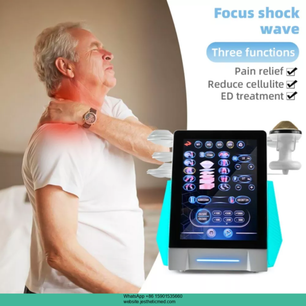 ESWT Focused Shockwave for Pain Relief Physiotherapy Focus Shockwave Machine - Image 5