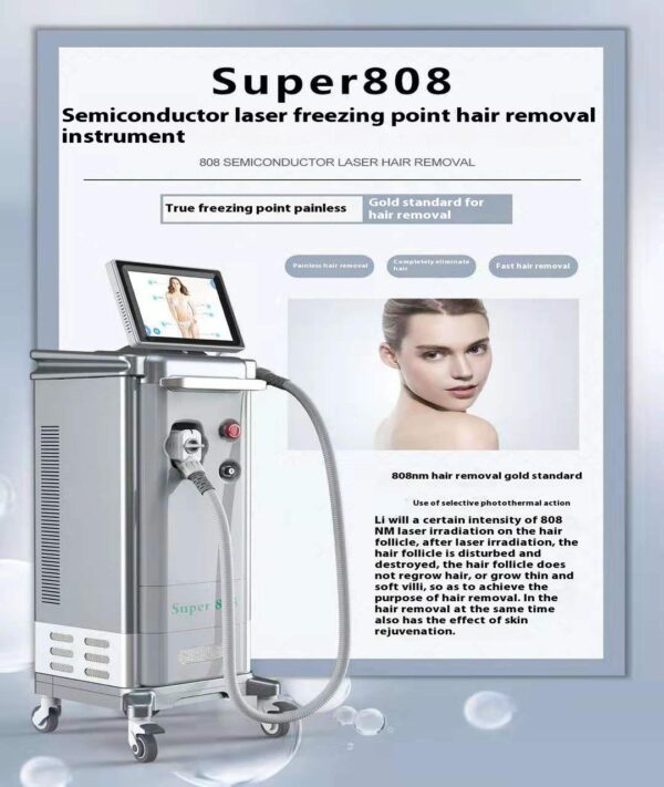 Super 808 Hair Removal Permanent Hair Removal Laser Eplilator - Image 4